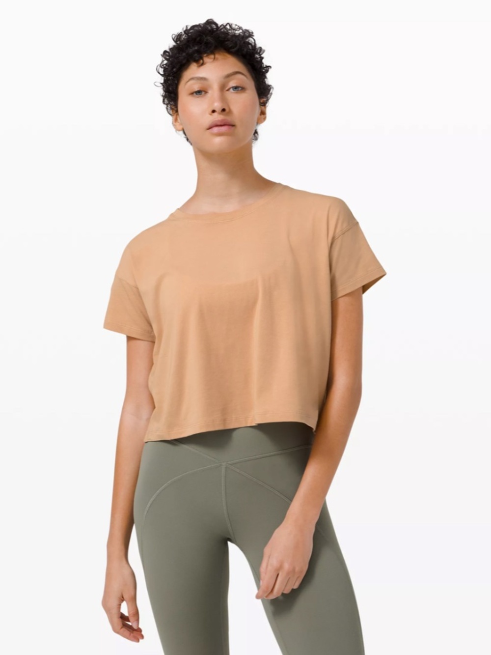 Lululemon Cates Crop Tee